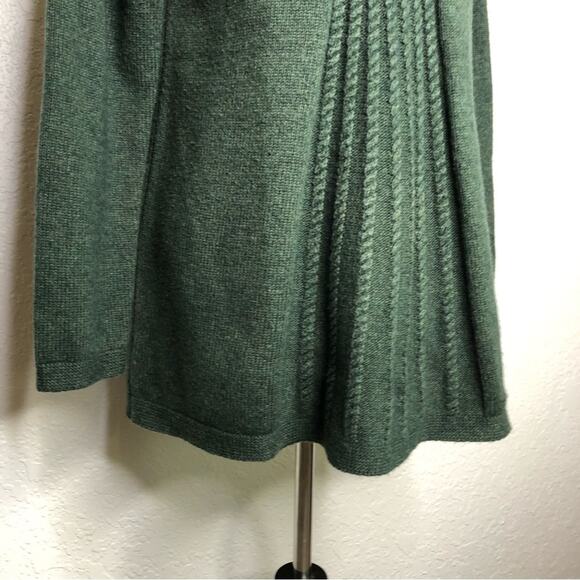Soft Surroundings dark green wool blend sweater size Large - Picture 3 of 14